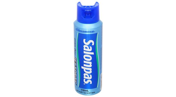 Xịt giảm đau Salonpas Jet Spray giảm đau, kháng viêm cơ khớp chai 118ml