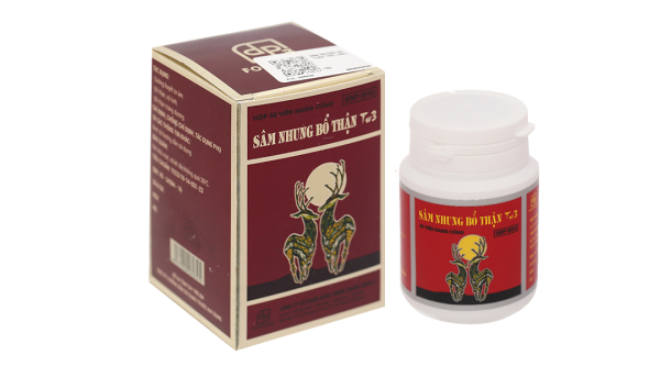 Sâm Nhung Bổ Thận TW3 bổ thận tráng dương hộp 30 viên