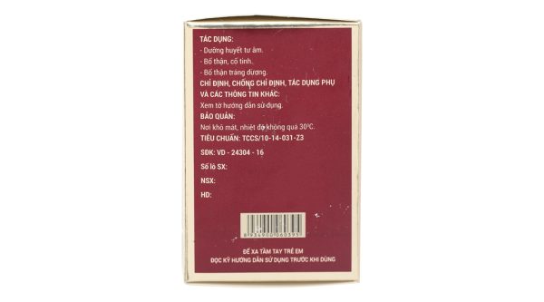 Sâm Nhung Bổ Thận TW3 bổ thận tráng dương hộp 30 viên