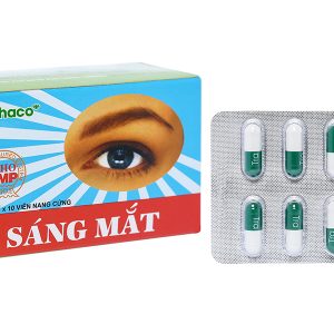 Sáng mắt Traphaco trị các bệnh về mắt, suy giảm thị lực (10 vỉ x 10 viên)