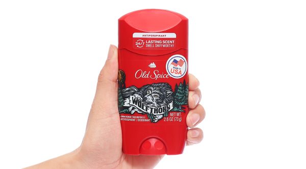 Sáp khử mùi Old Spice Wolfthorn ngăn mùi cơ thể, giảm tiết mồ hôi chai 73g