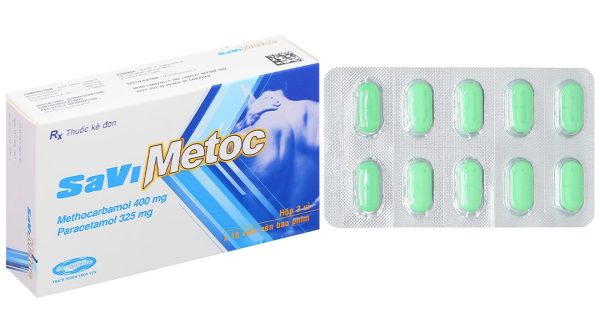 SaViMetoc giảm đau do co thắt cơ (3 vỉ x 10 viên)