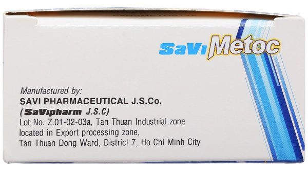 SaViMetoc giảm đau do co thắt cơ (3 vỉ x 10 viên)