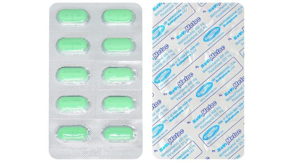 SaViMetoc giảm đau do co thắt cơ (3 vỉ x 10 viên)