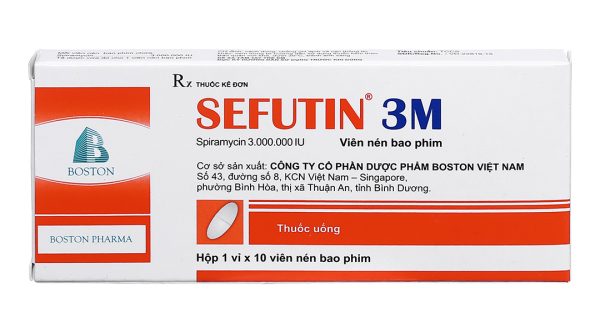Sefutin 3M trị nhiễm khuẩn (1 vỉ x 10 viên)