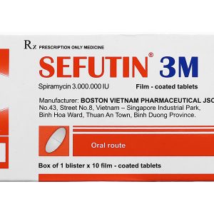 Sefutin 3M trị nhiễm khuẩn (1 vỉ x 10 viên)