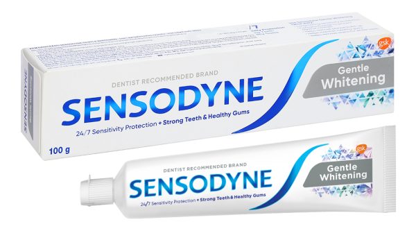 Kem đánh răng Sensodyne Gentle Whitening giúp làm trắng răng tuýp 100g