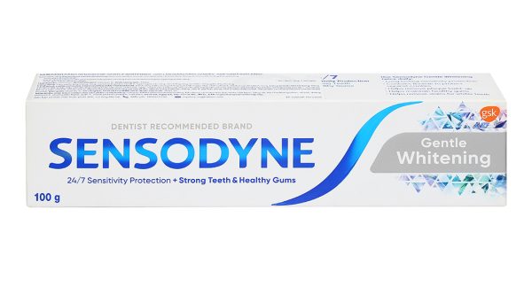 Kem đánh răng Sensodyne Gentle Whitening giúp làm trắng răng tuýp 100g