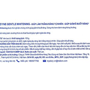 Kem đánh răng Sensodyne Gentle Whitening giúp làm trắng răng tuýp 100g