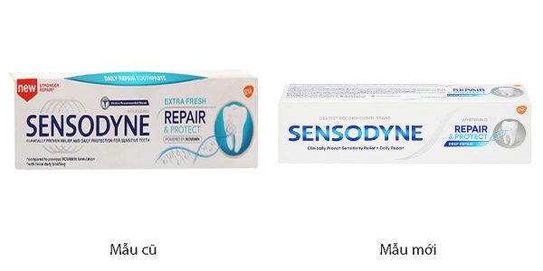Kem đánh răng Sensodyne Repair & Protect Deep Repair Whitening tuýp 100g