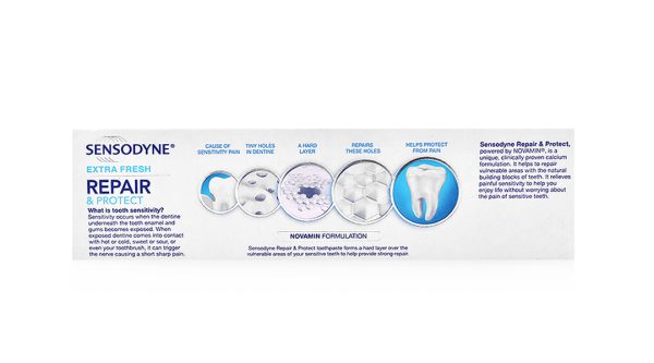 Kem đánh răng Sensodyne Repair & Protect Deep Repair Whitening tuýp 100g