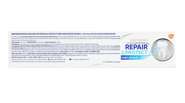 Kem đánh răng Sensodyne Repair & Protect Deep Repair Whitening tuýp 100g