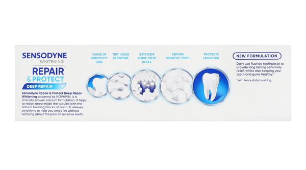 Kem đánh răng Sensodyne Repair & Protect Deep Repair Whitening tuýp 100g