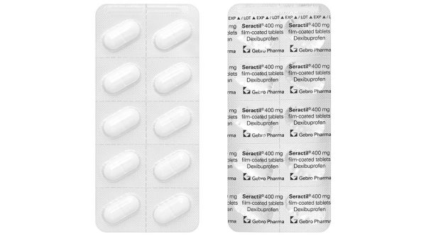 Seractil 400mg Film-coated tablets điều trị viêm xương khớp (3 vỉ x 10 viên)