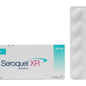 Seroquel XR 300mg trị tâm thần phân liệt, rối loạn lưỡng cực (3 vỉ x 10 viên)