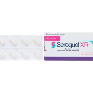 Seroquel XR 200mg trị tâm thần phân liệt, rối loạn lưỡng cực (3 vỉ x 10 viên)