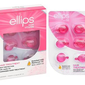 Serum dưỡng tóc Ellips Hair Vitamin giúp phục hồi tóc hư tổn hộp 12 viên