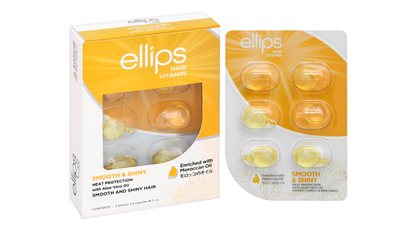 Serum dưỡng tóc Ellips Hair Vitamin giúp tóc óng mượt hộp 12 viên
