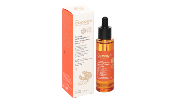 Serum nghệ Hưng Yên Cocoon C22 giúp sáng da và mờ thâm chai 30ml