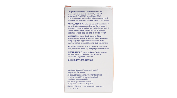 Serum Obagi Professional-C 15% dưỡng sáng da và chống oxy hóa chai 12.5ml