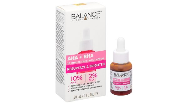 Serum Balance Active Formula AHA + BHA tẩy tế bào chết, làm sáng và mịn da chai 30ml