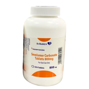 Sevelamer Carbonate Dr.Reddy’s 800mg kiểm soát Phospho ở bệnh nhân chạy thận lọ 270 viên