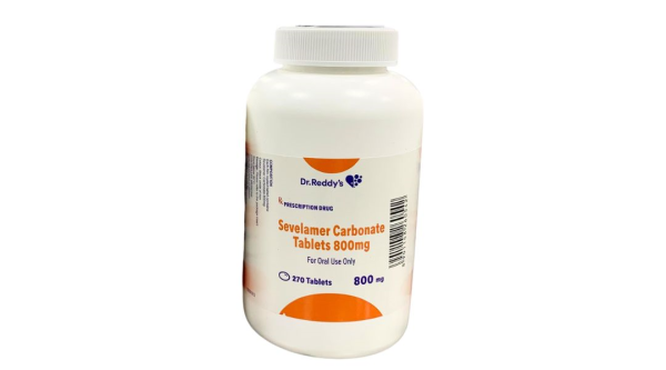 Sevelamer Carbonate Dr.Reddy’s 800mg kiểm soát Phospho ở bệnh nhân chạy thận lọ 270 viên