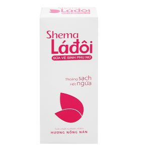 Dung dịch vệ sinh phụ nữ Shema Lá đôi hương nồng nàn chai 200ml