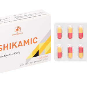 Shikamic 50mg hỗ trợ điều trị suy tim, phòng ngừa độc tính trên tim (3 vỉ x 10 viên)