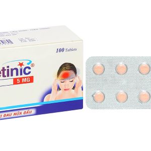 Sibetinic 5mg trị đau nửa đầu (10 vỉ x 10 viên)