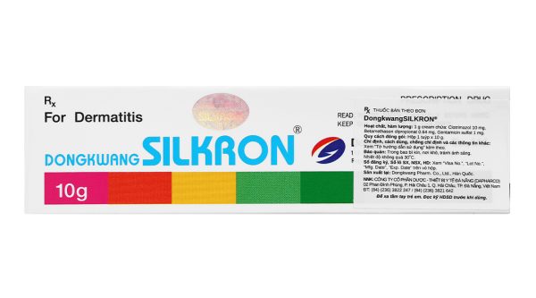 Kem bôi DongkwangSilkron trị nhiễm khuẩn, nhiễm nấm, viêm da tuýp 10g