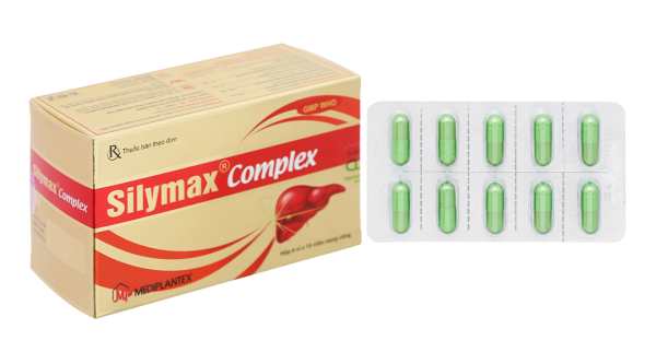Silymax Complex trị viêm gan do virus, gan nhiễm mỡ (6 vỉ x 10 viên)