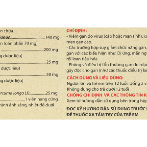 Silymax Complex trị viêm gan do virus, gan nhiễm mỡ (6 vỉ x 10 viên)