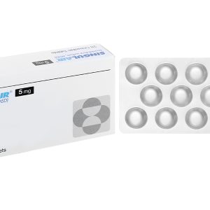 Viên nhai Singulair 5mg dự phòng và trị hen phế quản mạn tính (2 vỉ x 14 viên)