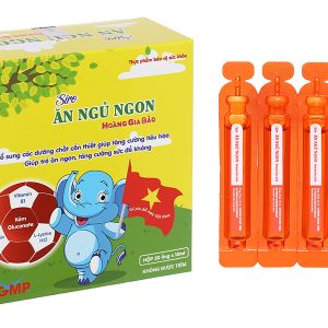 Siro Ăn Ngủ Ngon Hoàng Gia Bảo hỗ trợ tăng đề kháng hộp 20 ống x 10ml