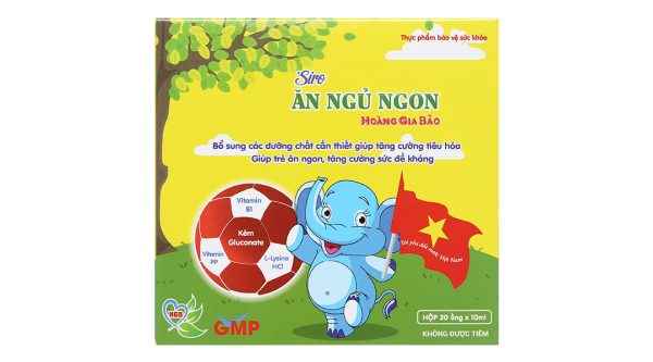 Siro Ăn Ngủ Ngon Hoàng Gia Bảo hỗ trợ tăng đề kháng hộp 20 ống x 10ml