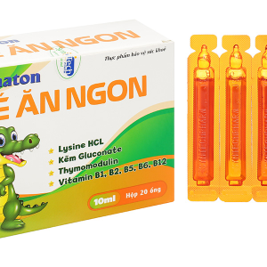 Siro Annaton Bé Ăn Ngon hỗ trợ ăn ngon miệng, tăng cường sức khỏe hộp 20 ống x 10ml