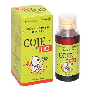 Siro Coje Ho trị và kiểm soát các cơn ho chai 75ml