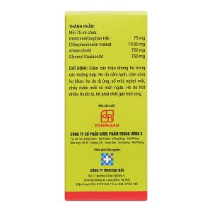 Siro Coje Ho trị và kiểm soát các cơn ho chai 75ml