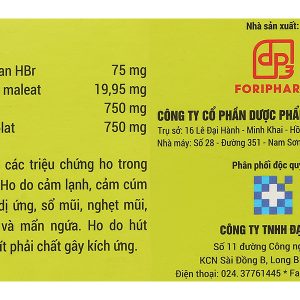 Siro Coje Ho trị và kiểm soát các cơn ho chai 75ml