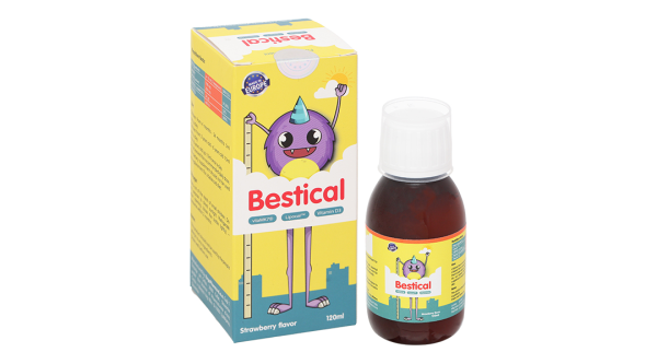 Siro ErgoPharma Bestical hỗ trợ xương và răng chắc khỏe chai 120ml