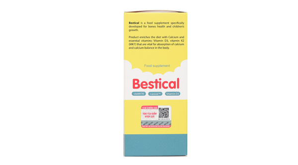 Siro ErgoPharma Bestical hỗ trợ xương và răng chắc khỏe chai 120ml