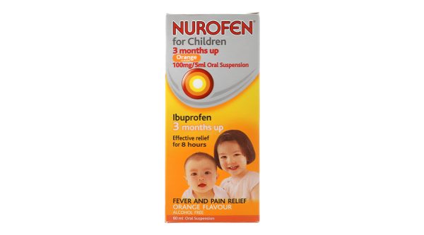 Hỗn dịch uống Nurofen For Children 100mg/5ml giảm đau, hạ sốt chai 60ml