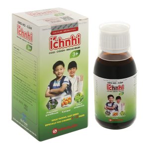 Siro ho cảm Ích Nhi 3+ hỗ trợ giảm ho, tăng đề kháng chai 90ml