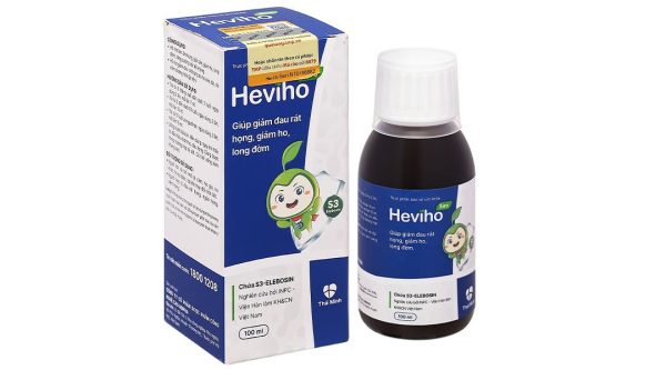 Siro Heviho hỗ trợ giảm ho, long đờm chai 100ml