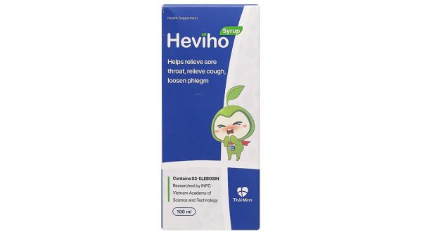 Siro Heviho hỗ trợ giảm ho, long đờm chai 100ml