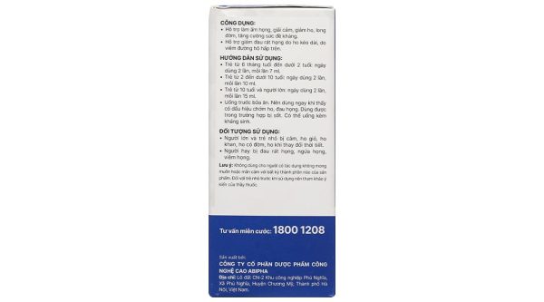 Siro Heviho hỗ trợ giảm ho, long đờm chai 100ml