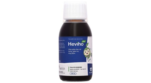 Siro Heviho hỗ trợ giảm ho, long đờm chai 100ml