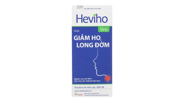 Siro Heviho hỗ trợ giảm ho, long đờm chai 100ml