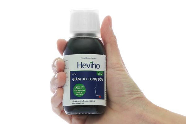 Siro Heviho hỗ trợ giảm ho, long đờm chai 100ml